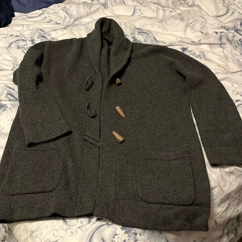 Forte cashmere cardigan sz L